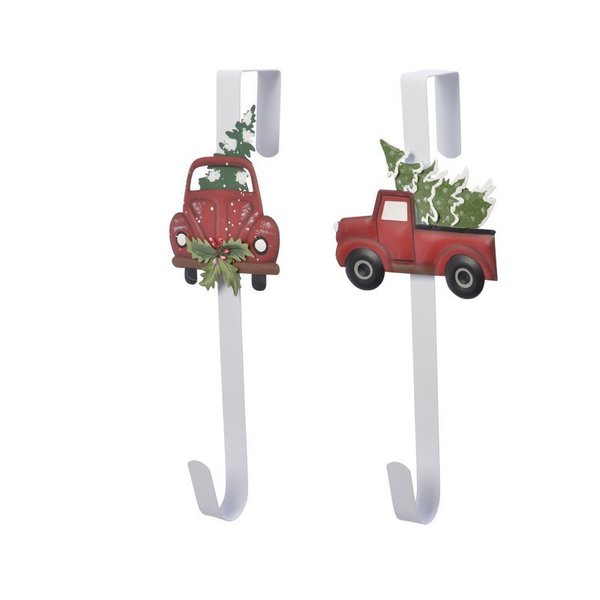 Decoris Pick-up Truck With Tree Wreath Hook 385294